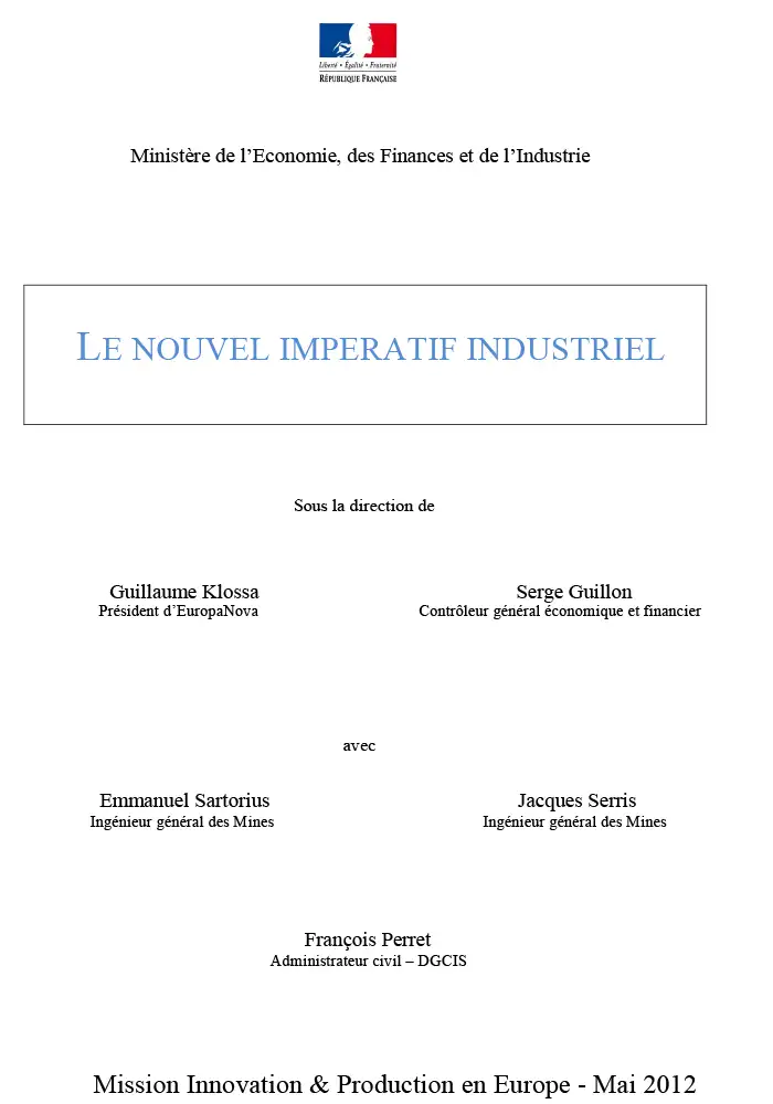 Nouvel imeratif industiel